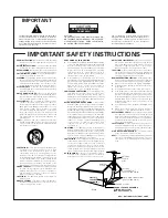 Preview for 2 page of Pioneer Elite PRB-19RW Operating Instructions Manual