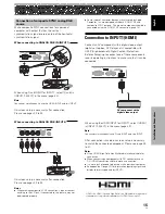 Предварительный просмотр 19 страницы Pioneer Elite PRO-1010HD Operating Instructions Manual