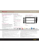 Preview for 2 page of Pioneer Elite PureVision PRO 1140HD Specification