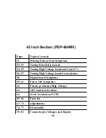 Preview for 50 page of Pioneer Elite PureVision PRO 1410HD Field Service And Training Manual