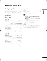 Preview for 7 page of Pioneer Elite S-IW871-LR Operating Instructions Manual