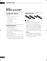 Preview for 8 page of Pioneer Elite SC-05 Operating Instructions Manual