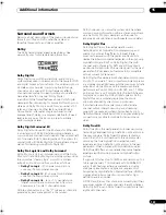 Preview for 123 page of Pioneer Elite SC-05 Operating Instructions Manual