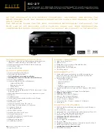 Pioneer Elite SC-27 Specifications preview