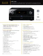 Pioneer Elite SC-35 Specifications preview