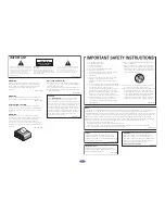 Preview for 2 page of Pioneer Elite SC-87 Operating Instructions Manual