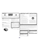 Preview for 2 page of Pioneer Elite SC-91 Operating Instructions Manual