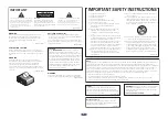 Preview for 2 page of Pioneer Elite SC-97 Operating Instructions Manual