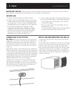 Предварительный просмотр 2 страницы Pioneer Elite SP-EC73 Operating Manual