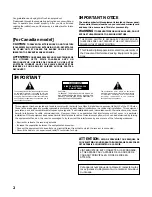 Preview for 2 page of Pioneer Elite VSX-24TX Operating Instructions Manual