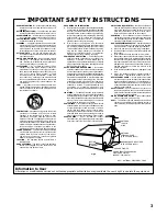 Preview for 3 page of Pioneer Elite VSX-24TX Operating Instructions Manual