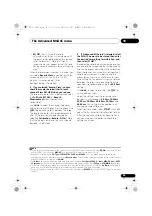 Preview for 99 page of Pioneer Elite VSX-30 Operating Instructions Manual