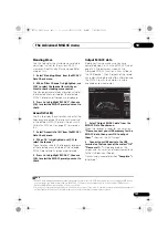 Preview for 101 page of Pioneer Elite VSX-30 Operating Instructions Manual