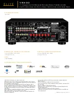 Preview for 2 page of Pioneer Elite VSX-30 Specifications