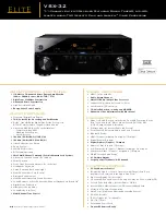 Pioneer Elite VSX-32 Specifications preview