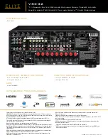 Preview for 2 page of Pioneer Elite VSX-32 Specifications