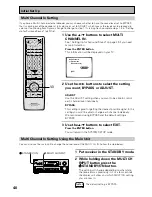 Preview for 40 page of Pioneer Elite VSX-36TX Operating Instructions Manual