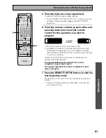 Preview for 61 page of Pioneer Elite VSX-36TX Operating Instructions Manual