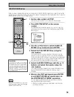 Preview for 79 page of Pioneer Elite VSX-36TX Operating Instructions Manual