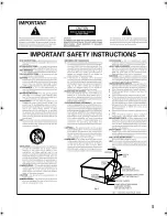 Preview for 3 page of Pioneer Elite VSX-53TX Operating Instructions Manual