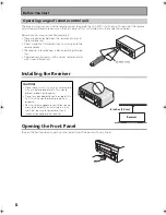 Preview for 8 page of Pioneer Elite VSX-53TX Operating Instructions Manual