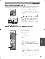 Preview for 49 page of Pioneer Elite VSX-53TX Operating Instructions Manual