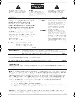 Preview for 2 page of Pioneer Elite VSX-54TX Operating Instructions Manual