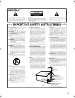 Предварительный просмотр 3 страницы Pioneer Elite VSX-55TXi Operating Instructions Manual