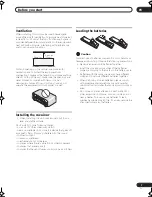 Preview for 7 page of Pioneer Elite VSX-80TXV-S Operating Instructions Manual