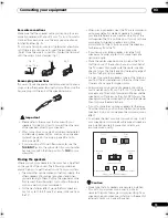 Preview for 19 page of Pioneer Elite VSX-90TXV Operating Instructions Manual