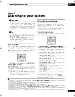 Preview for 27 page of Pioneer Elite VSX-90TXV Operating Instructions Manual