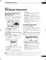 Preview for 35 page of Pioneer Elite VSX-90TXV Operating Instructions Manual