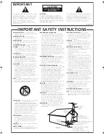 Preview for 3 page of Pioneer ELITE VSX-92TXH Operating Instructions Manual