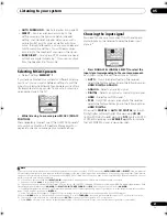 Preview for 31 page of Pioneer ELITE VSX-92TXH Operating Instructions Manual