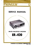 Preview for 1 page of Pioneer er-420 Service Manual