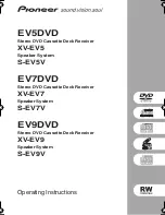 Pioneer EV-5DVD Operation Instruction Manual предпросмотр