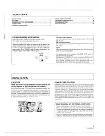 Preview for 3 page of Pioneer F-401 Operating Insructions