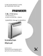 Preview for 1 page of Pioneer FAB Series Installation Manual