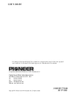 Preview for 18 page of Pioneer FAB Series Installation Manual