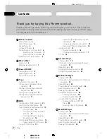 Preview for 2 page of Pioneer FH-P4100R Operation Manual