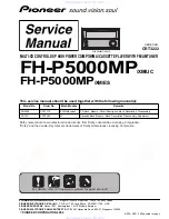 Pioneer FH-P5000MP Service Manual preview