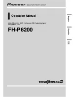 Pioneer FH-P6200 Operation Manual preview