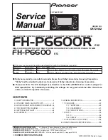 Preview for 1 page of Pioneer FH-P6600 ES Service Manual