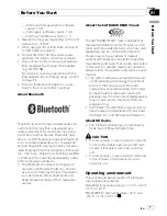 Preview for 7 page of Pioneer FH-P800BT - Premier Radio / CD Operation Manual