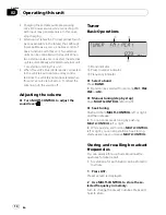 Preview for 14 page of Pioneer FH-P800BT - Premier Radio / CD Operation Manual