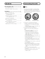 Preview for 2 page of Pioneer FH-P80BT Installation Manual