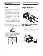 Preview for 8 page of Pioneer FH-P80BT Installation Manual