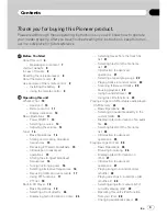 Preview for 3 page of Pioneer FH-P80BT Operation Manual