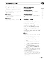 Предварительный просмотр 13 страницы Pioneer FH-P80BT Operation Manual