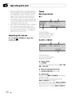 Предварительный просмотр 14 страницы Pioneer FH-P80BT Operation Manual